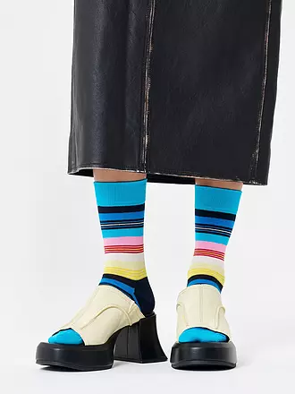 HAPPY SOCKS | Damen Socken STRIPE 36-40 turquoise | 